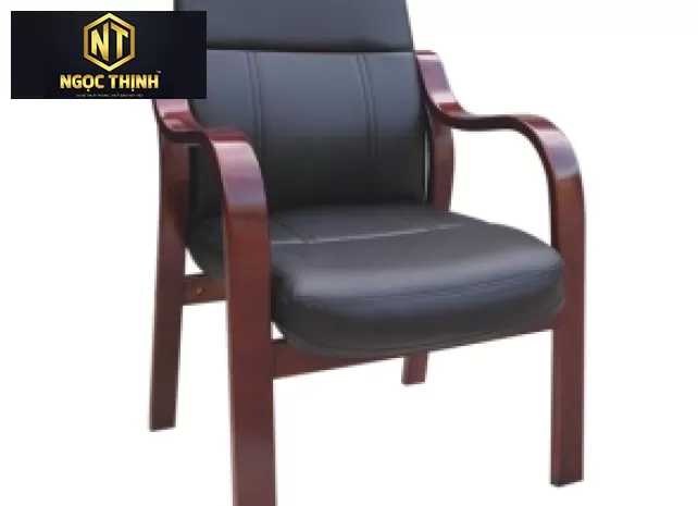Ghế họp cao cấp khung gỗ, đệm tựa bọc da, da CN hoặc PVC GH01 Ghế họp cao cấp khung gỗ, đệm tựa bọc da, da CN hoặc PVC GH01